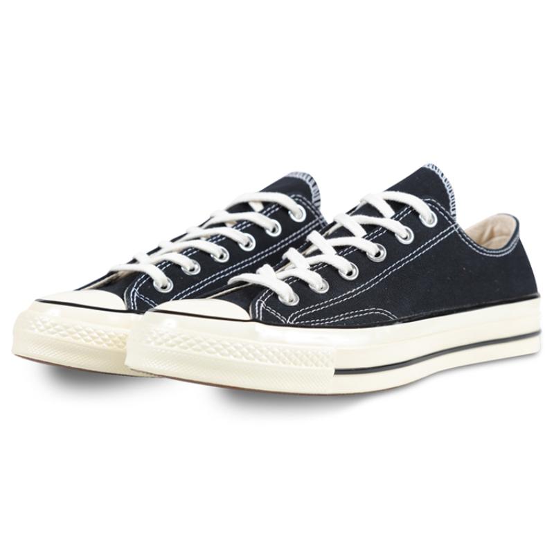 Converse 1970s Chuck Taylor Ctas Casual & Versatile Low-Top Canvas Shoes Unisex Carbon Black & White