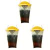 1/2/3Pcs Hanging Fly Catcher Outdoor Fly Catcher Cage Flies Catching Bag Attractant Container Insect Trap for Outdoor Yard Lawn
