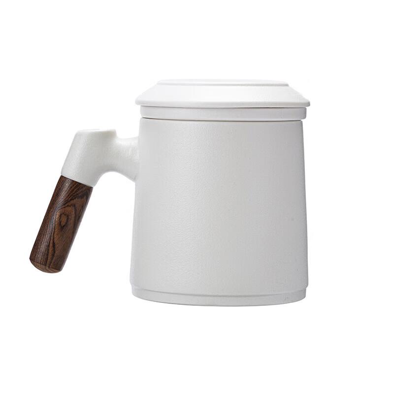 ChaXun Ceramic Tea Infuser Cup with Lid