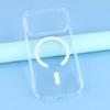 JAUCASE For iPhone 17 Pro Max Case Compatible with MagSafe Crystal Clear TPU PC Phone Back Cover