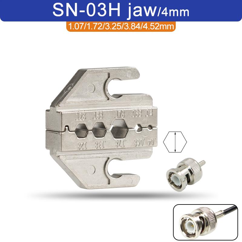 1 шт. клещи для обжима SN/4 мм, порошковый сплав для TAB 2.8 4.8 6.3 C3 XH2.54 2510, инструменты для изоляции трубок штекеров (ширина губок 4мм/клещи 190мм)