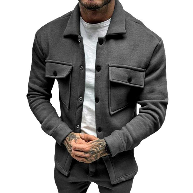 Men S Winter Fleece Jacket Casual Fashion Outerwear