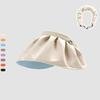 Topless Sun Protection Cap Sweet Foldable Visor Cap Simple Female Shell Hat  Outdoor