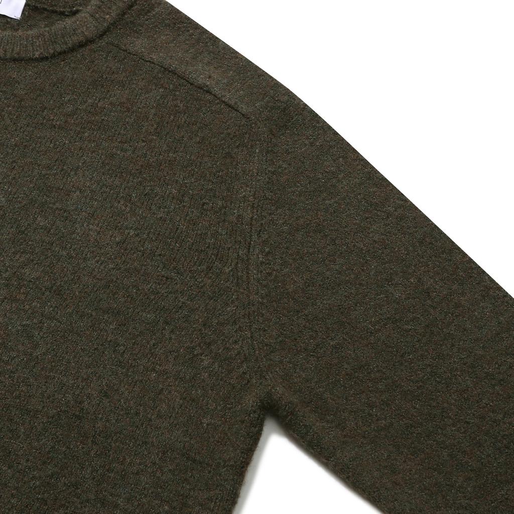 LEDEPT Washable Raglan Round Pullover [Khaki]