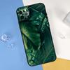 Летнее растение Пальма Зеленый лист Алоха Чехол для телефона Для iPhone 16 Pro 15 Pro 11 13 14 Pro Max 12 Mini XR 16 15 Plus 16e Защитный чехол