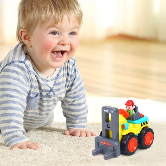 Мини-строительная машина, игрушка, инерционный привод, откатные подвижные соединения, забавные, реалистичные, карманный инженерный грузовик для малышей, подарок на день рождения для мальчиков