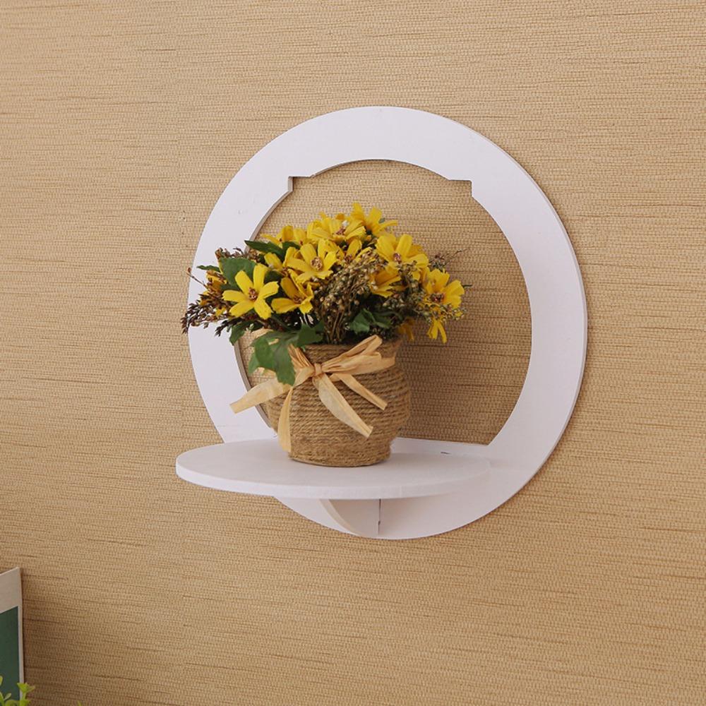 Настенная полка для цветов, подставка для цветочного горшка из ПВХ, новая стойка для хранения