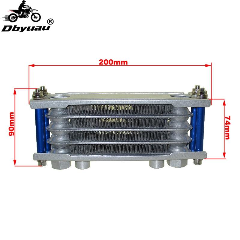 Dbyuau Red Blue Radiator Oil Cooler For 125cc 140cc 150cc 160cc Pit Dirt Monkey Bike