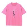 Do Old Washing With Water T-shirt Men's and Women's Graphic Tee Letter Printed Short Sleeve Strapless T-shirt Loose Summer Top Shirt
