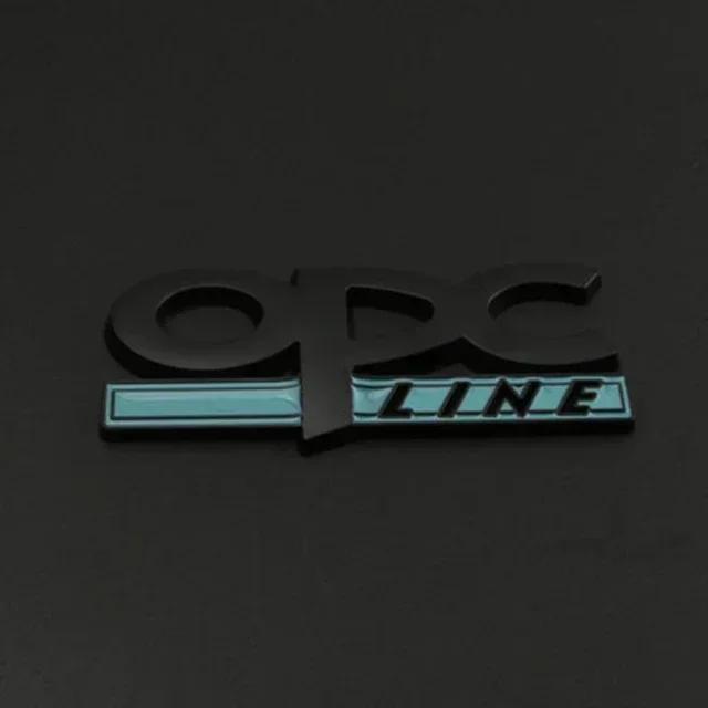 ABAC1 3D Metal Logo OPC Line Emblem Astra Zafira Antara Combo Corsa Meriva Insignia R Aglia Mokka X Accessories
