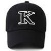 K Letter Embroidery Baseball Cap Adjustable Snapback Hats Casual Sun Visors Hat