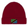 Bonnet Drapeau Tanzanie En Rouge