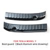 LUCKEASY модификация для модели Tesla 3 года, защита порога автомобиля, украшение для порога, защитная доска для багажника из нержавеющей стали