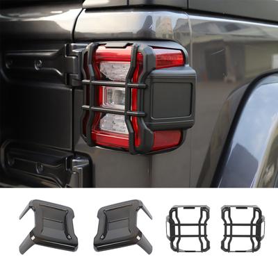 Автомобильная декоративная накладка заднего фонаря из АБС-пластика для Jeep Wrangler JL 2018-2023 годов, применимый светодиодный источник света