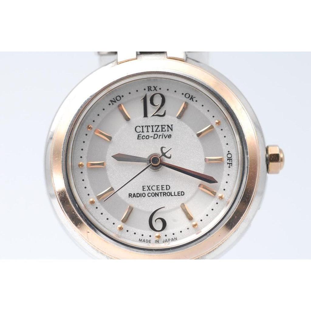Б/у Женские часы CITIZEN EXCEED Eco Drive на солнечной батарее Рабочие