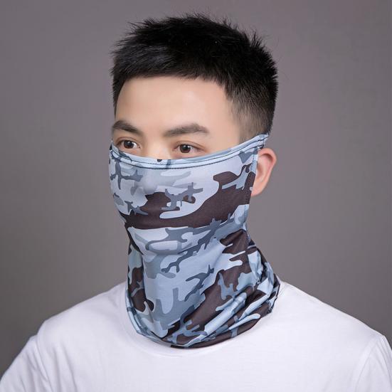 Face Guard Sun Protection Neck Cover Ice Silk Breathable Quick-Dry Face Guard