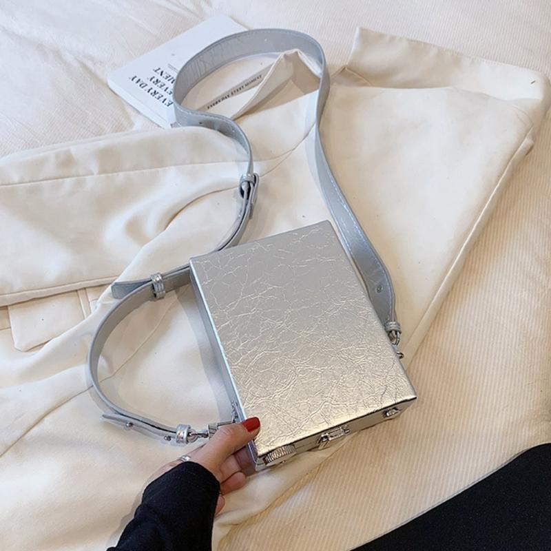 Camera Box Shaped Shoulder Tote Bag Top Handle Purse Crossbody Handbag for Women Girls