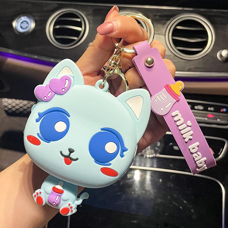 Силиконовый кошелек для монет и брелок для наушников в виде медведя для девочек