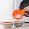Microwave Egg Poacher, Egg Cooker Microwavable 2 Cavity Eggs Poacher Steamer Cookware Double Layer Microwave Boiled Eggs Maker for Egg McMuffin