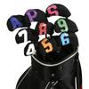 With Number Design Golf Head Cover Golf Iron Covers Set Protector Case Golf Iron Headcover