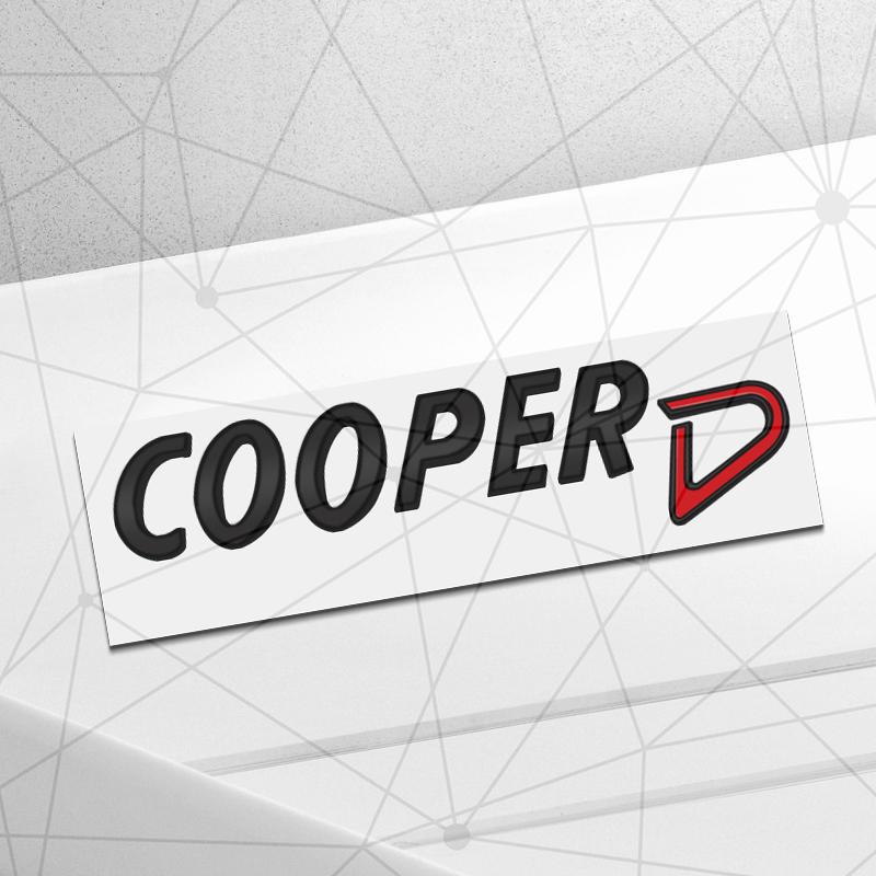 3D Авто Металлическая Наклейка Логотип Значок Cooper S SD на Задний Багажник Автомобиля Декор для Cooper ONE Clubman Paceman JCW R56 R58 R59 F60