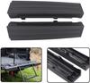 FOR 09-14 Ford F-150 Black Flex Step Side Tailgate Molding Covers Right Left