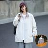 Куртка для влюбленных Мужская и женская новая осенняя мода два наряда японский тренд воротник-стойка свободное пальто