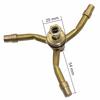 2/3/4 Arm Rotating Brass Nozzle 360° Automatic 3-prong Lawn Flower Bed Sprinkler Garden Agriculture Horticulture Water Sprinkler