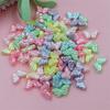 Модный браслет цветы микс цвета 80/100 шт DIY материалы любовь бабочка бусины ожерелье ручной работы аксессуары макарон цветные аксессуары