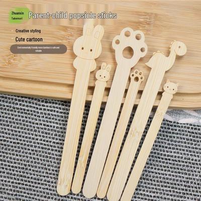 Разноцветные деревянные палочки для мороженого для поделок своими руками, детских домиков и архитектурных материалов.