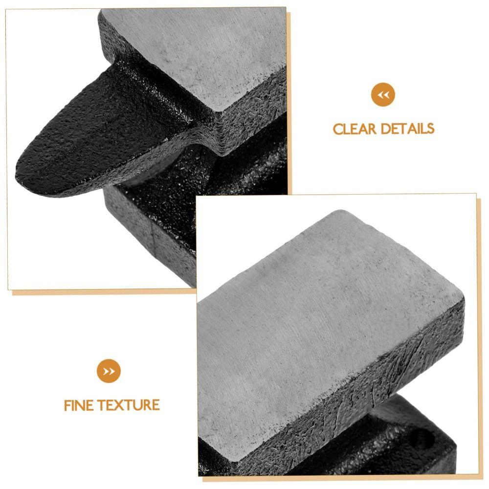 Портативная кузнечная наковальня Очень большие ножки Прочный инструмент Ремонт ювелирных изделий Рог Многофункциональная Мини-основа Железная пластина Изготовление ювелирных изделий