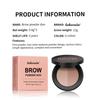 Lakerain Two Color Eyebrow Powder - Waterproof and Sweat Resistant Long-lasting Color, Fine Powder Lasting No Smudgy, Natural Eyebrow Shape,