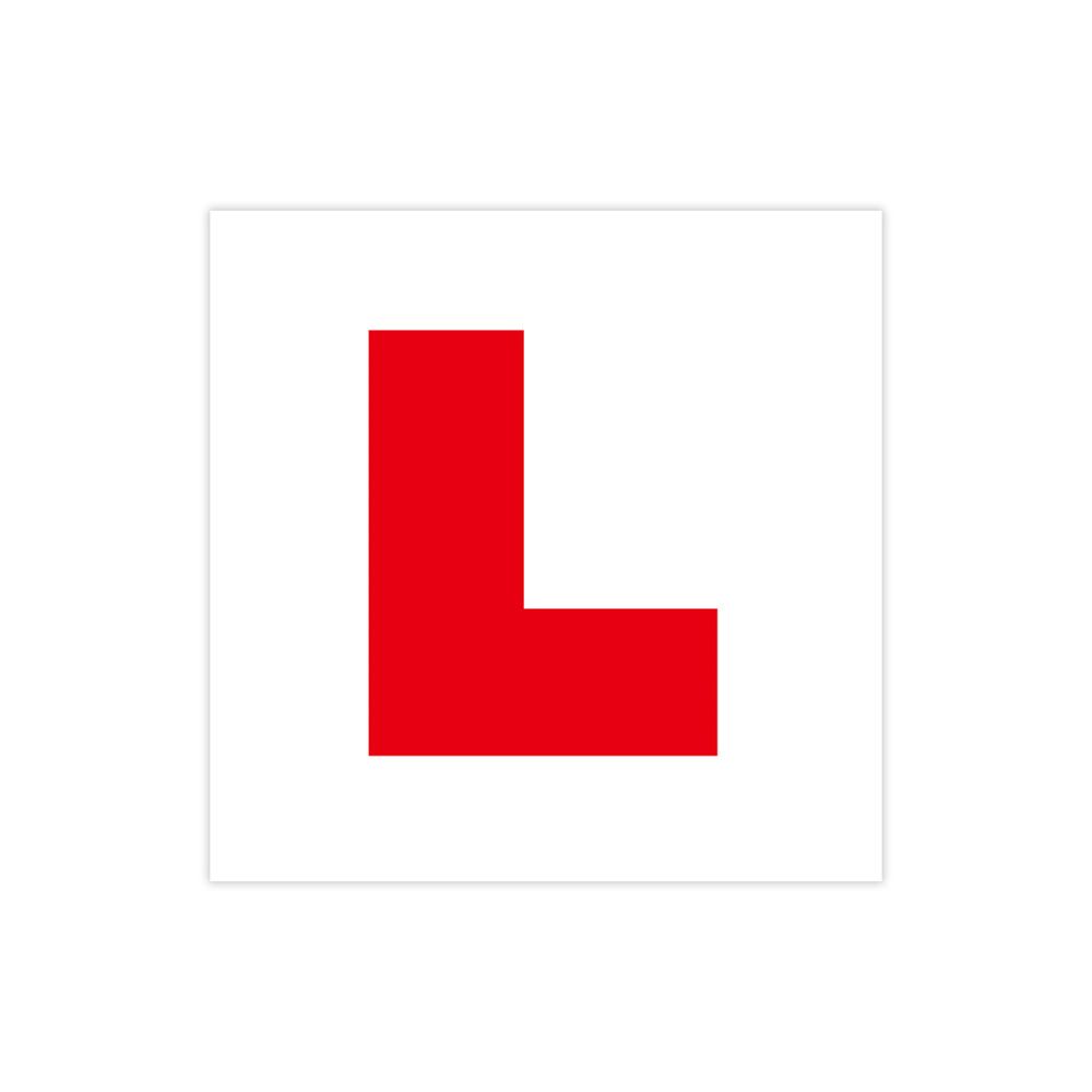 L Plate Red Vehicle Stickers Magnetic L Plates Car Stickers New Drivers Stickers Car Learner Sign