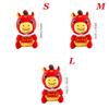 2026 Red Lucky Horse Plush Toy 25/30/35cm New Year Mascot Chinatown Boutique Pony Decor Festival Kid Gift