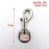 Zinc Alloy Dog Buckle Keyring Hook for Pet Leash, Bag & Apparel Accessories