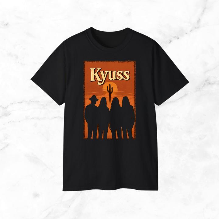 Kyuss Exclusive T-Shirt Band T-Shirt Unisex Cotton Tee