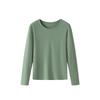 Yiershuang Women's Self-Heating Silk Blend Thermal Base Layer Top