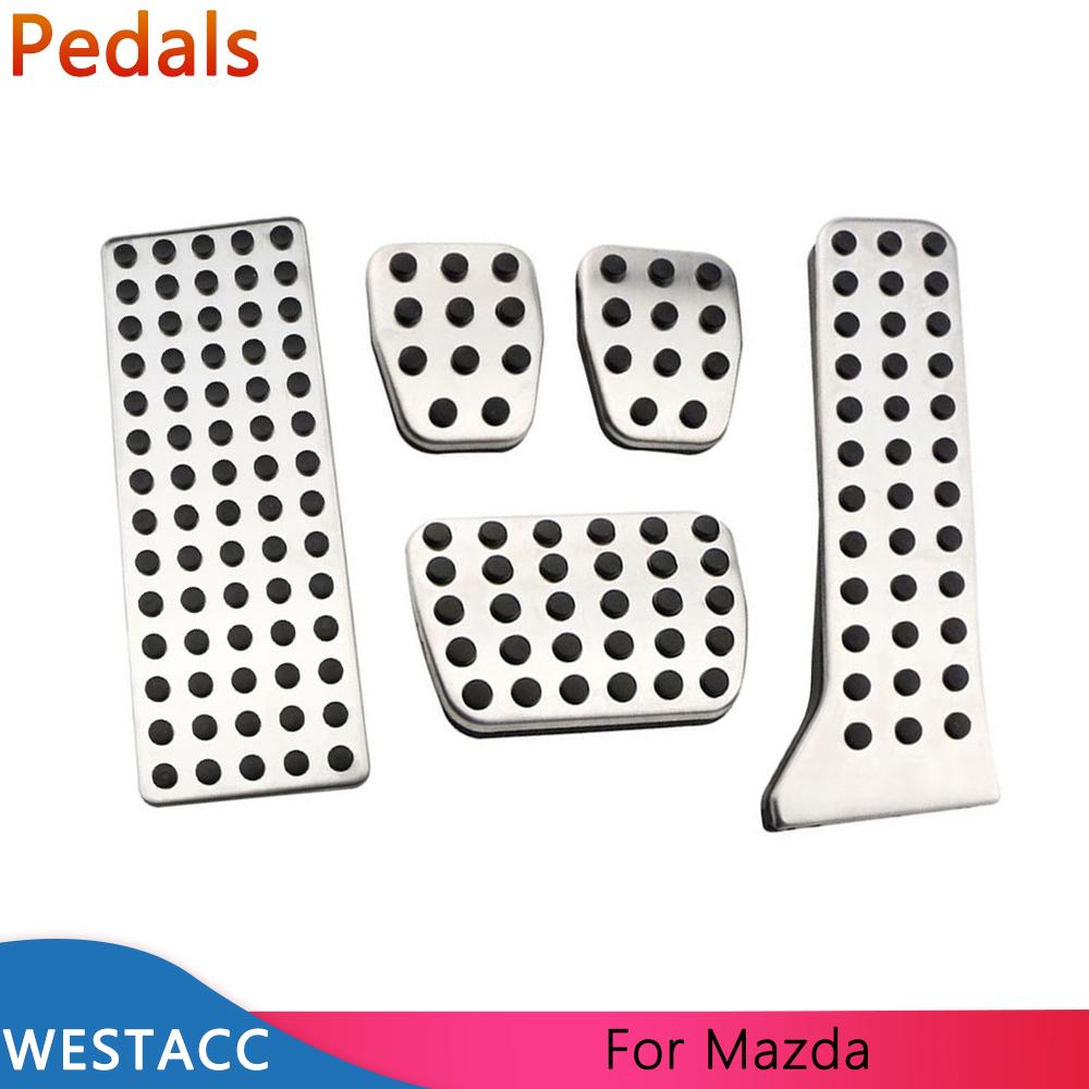 Автомобильные педали, чехол для педали газового тормоза для Mazda CX-3 CX-4 CX-5 CX-8 CX-9 CX3 2014- CX5 2012- CX8 2017- CX9