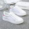 New Woman Shoes Spring Autumn White Comfortable Sneakers Breathable Flats Lace-up Flower Woman Casual Shoes Zapatillas Mujer