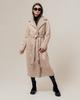 Long Sheepskin Coat RR Designer 1810 42 Beige