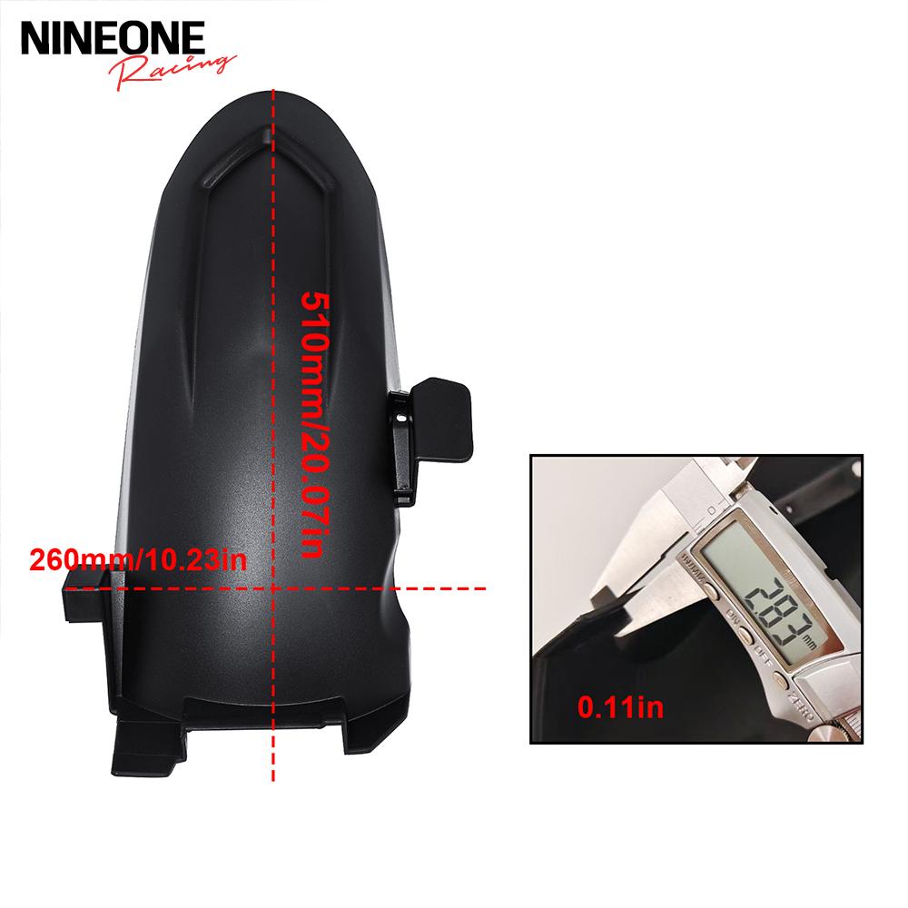 Fit For ZONTES 368G 368 G Motorcycle Length Extended Rear Wheel Fender Cover Splash Guard Modified Accessories Mudguard PP