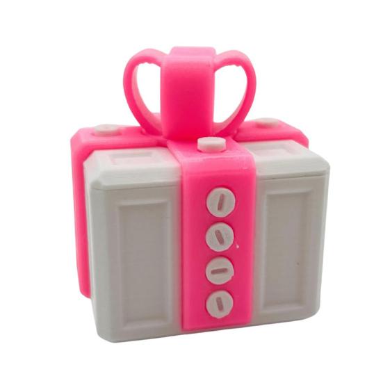 3D Printed Annoying Gift Box with Screws Colorful Square Puzzle Present Box Prank Case Home Office Bookshelf Desktop Decoration Ornament