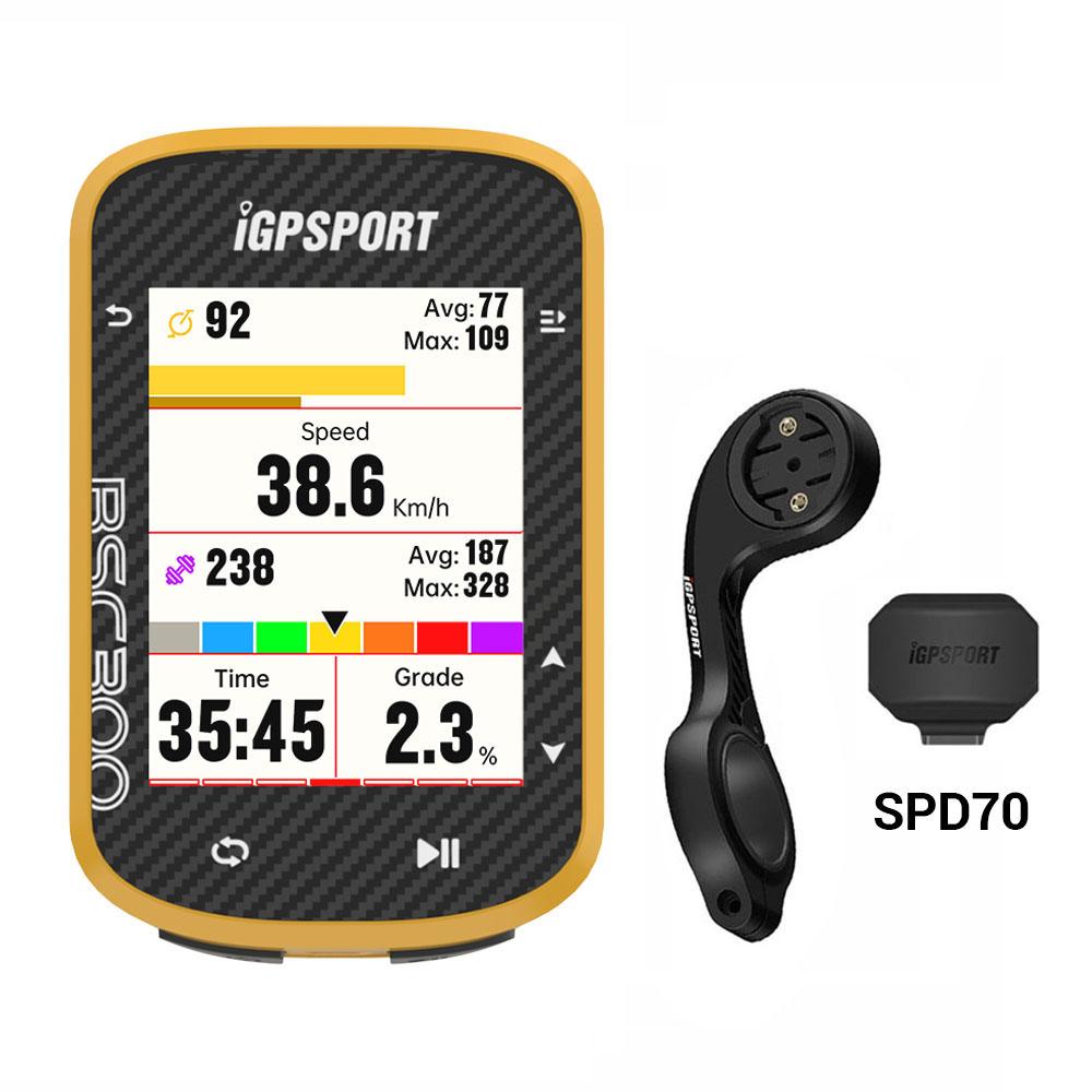 IGPSPORT BSC300 Велокомпьютер GPS Навигация по глобальной карте для велоспорта Беспроводной велокомпьютер Поддержка 8 типов датчиков