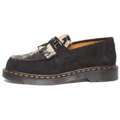 Черные бежевые кроссовки унисекс Adrian Snaffle Hair On Loafer 31895779