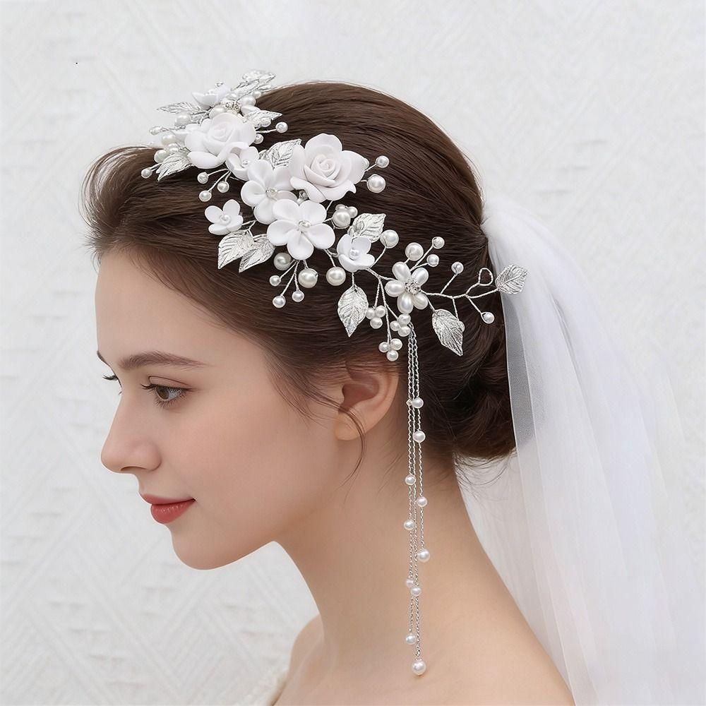 Rhinestone Bride Wedding Hair Vine Leaf Wedding Hair Accessories Jewelry Bridal Jewelry