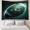 Jacksonville Jaguars logo Tapestry for Bedroom Aesthetic Classroom Tapestries Wall Hanging for Living Room Dorm Office,Ideal Creative Gift