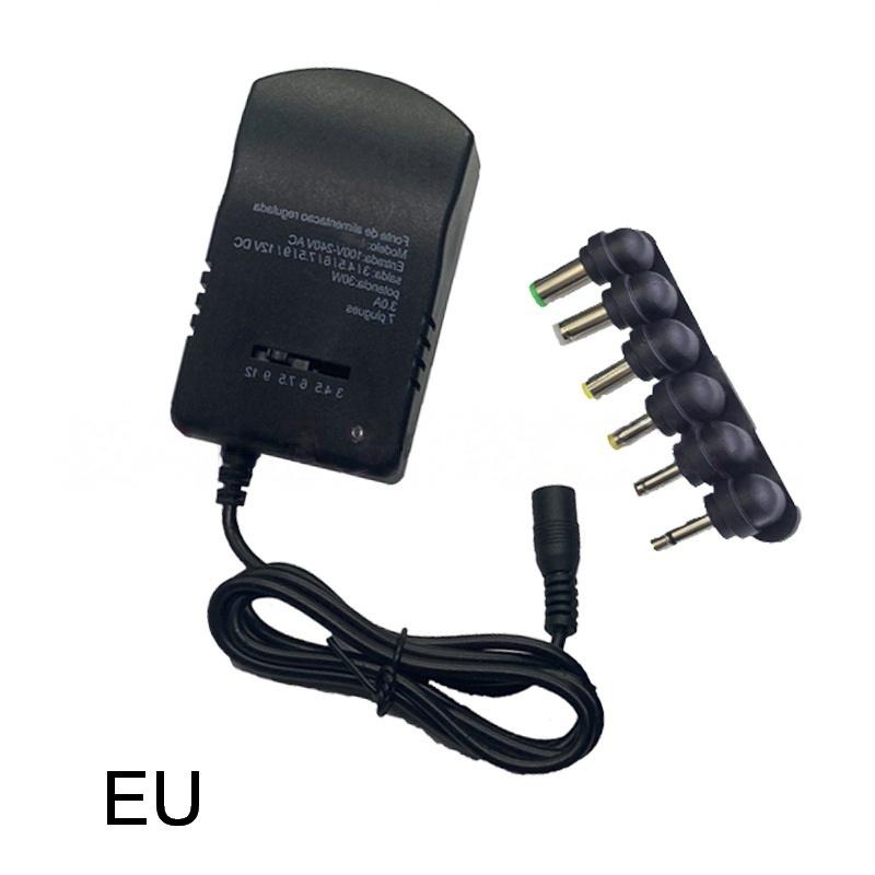1 Комплект Мультивольтажный AC220V НА DC3V 4.5V 6V 7.5V 9V 12V EU US Конвертер Адаптер Штекер Регулируемый Адаптер Блок Питания Зарядное Устройство