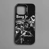 Чехол для телефона рэпера B-BENY JR Для iPhone 17 Air 16 e 15 14 13 12 11 Pro Max Plus Mini SE 2020 2022 Задняя сторона Противоударная Матовая Крышка