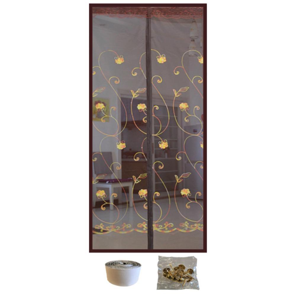 No Punching Mosquito-proof Door Curtain Well-ventilated Anti Mosquito Net Mesh Door Curtain  Patio