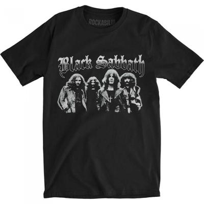Black Sabbath Футболка унисекс для взрослых с групповым снимком